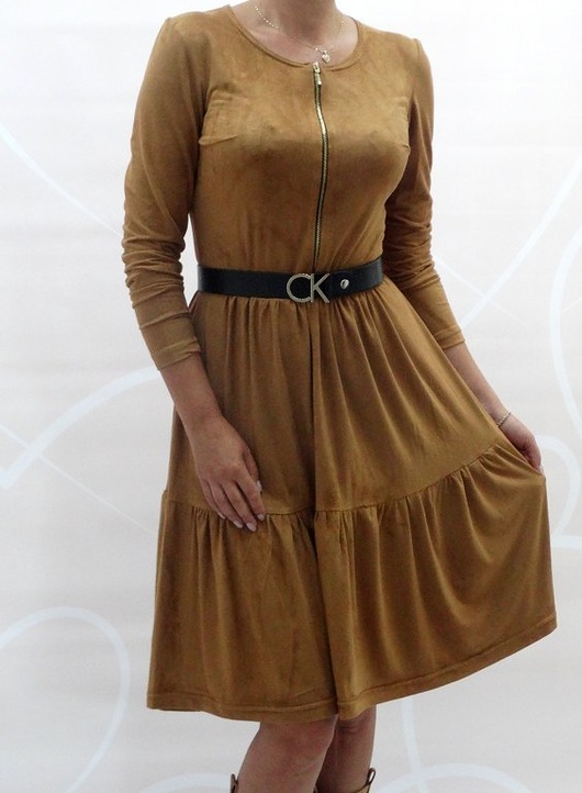 SUKIENKA rozpinana boho zip CARMEL r.34-56