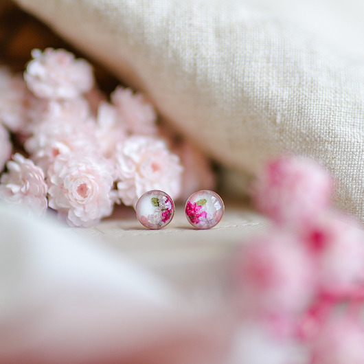 Kolczyki MINI kwiaty