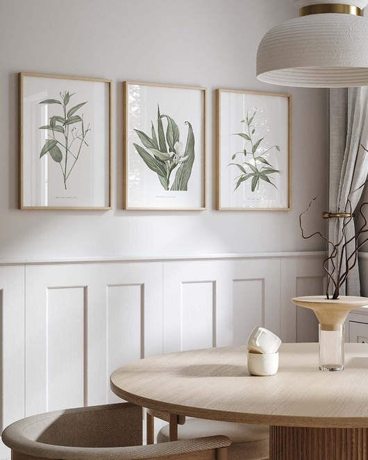 Zestaw trzech plakatów- Zielony Redoute