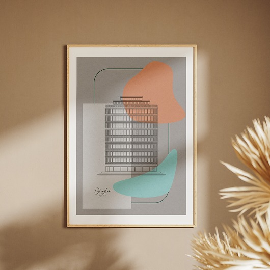 Plakat Poznań - Okrąglak