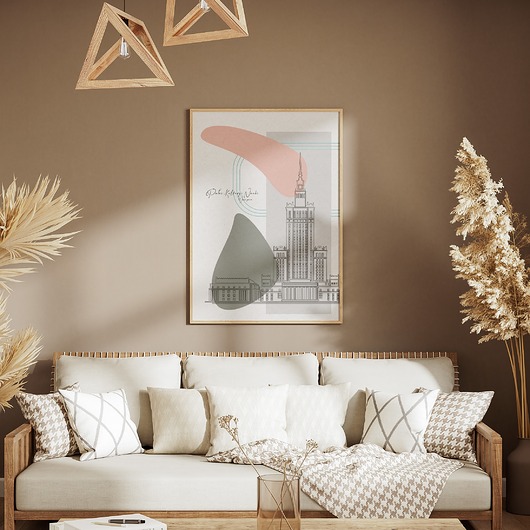 Plakat Warszawa - PKiN