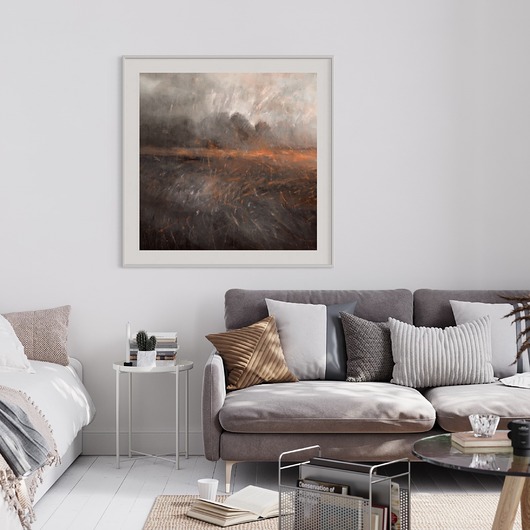 Pejzaż 90x90 cm