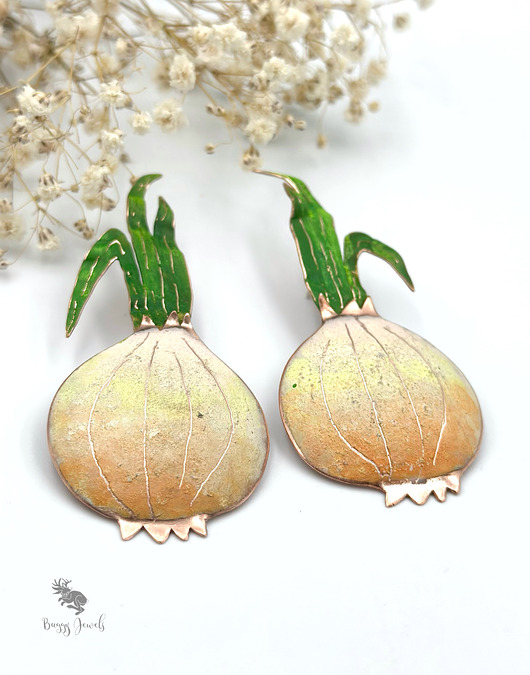 Kolczyki Jesienne Cebule