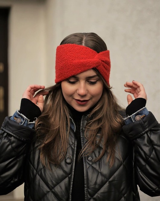 ALPACZINA opaska 100% alpaka