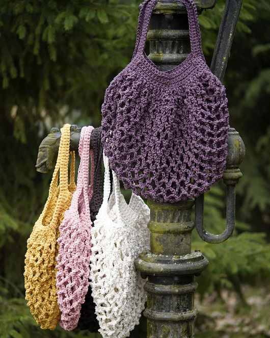 Boho Bag Siatka Fiołek