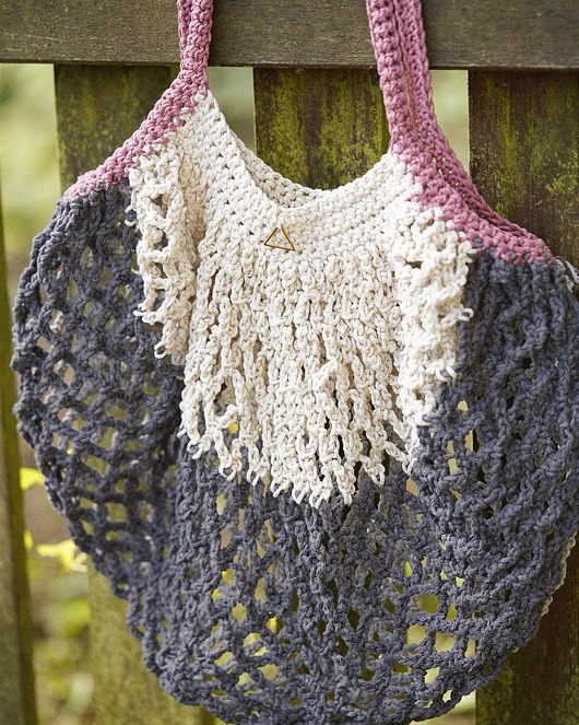 Boho Bag Siatka Trikolor