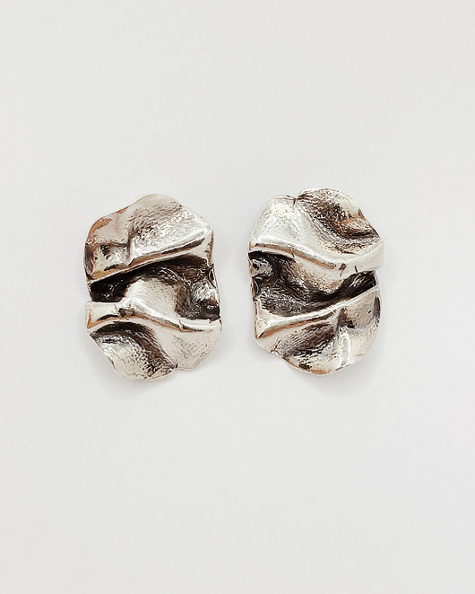 Kolczyki srebrne FUKO