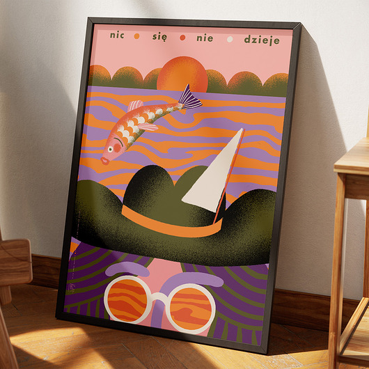 Plakat Nic się nie dzieje