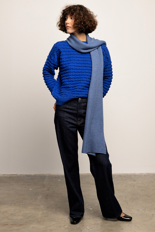 Sweter BOW kobaltowy