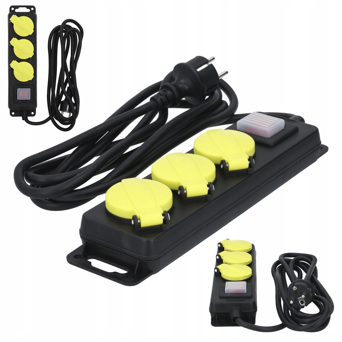 PLASTROL W-99486 PRZEDŁUŻACZ WARSZTATOWY LISTWA 3x230V IP44 5m