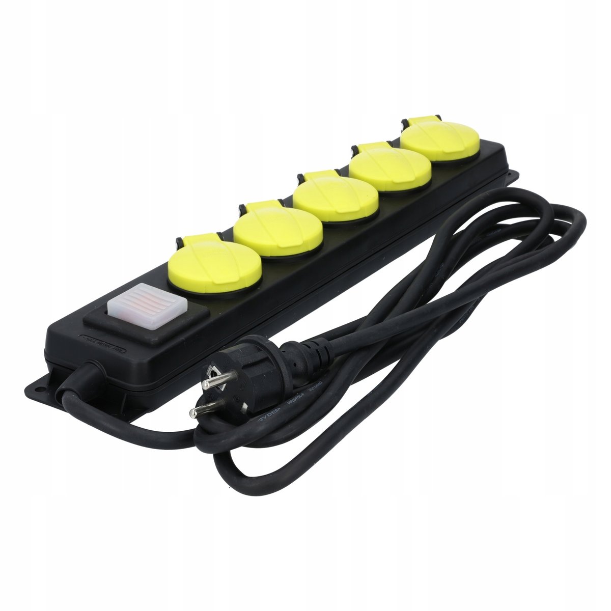 PLASTROL W-99487 PRZEDŁUŻACZ WARSZTATOWY LISTWA 5x230V IP44 3m
