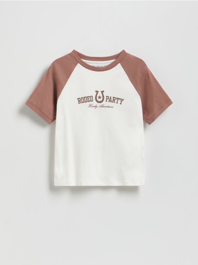 Reserved - T-shirt z napisem - wielobarwny