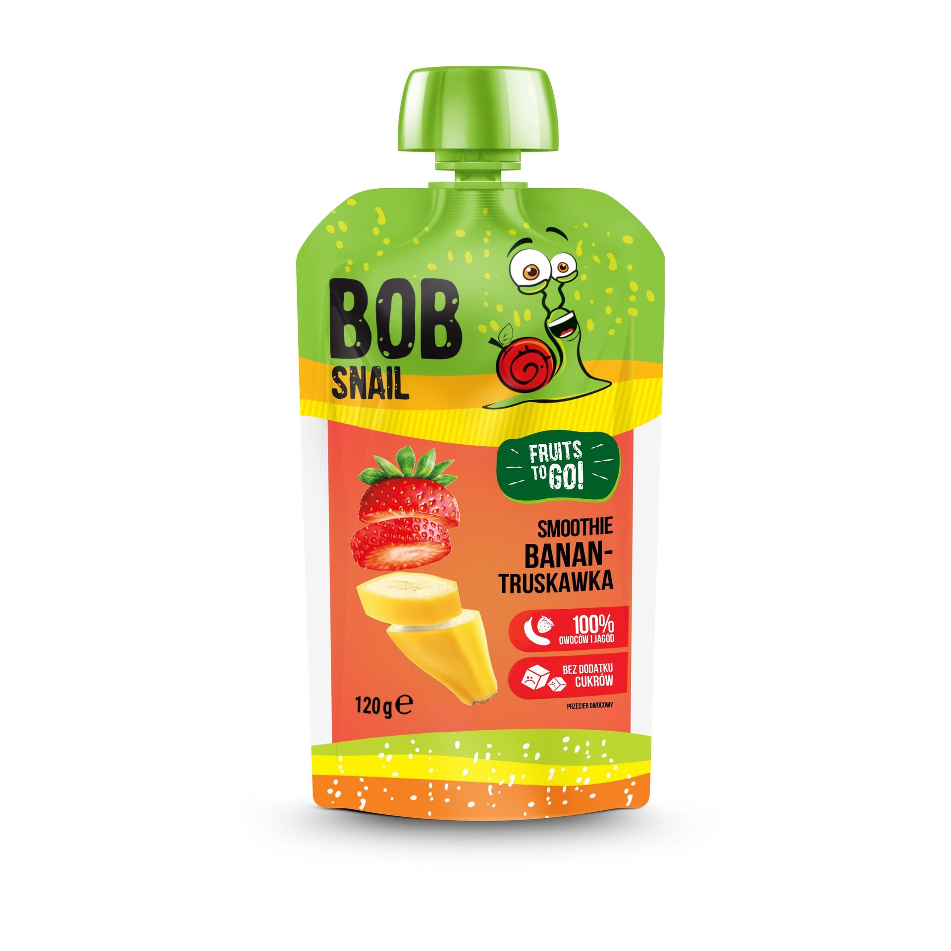 Eco-Snack Eco-Snack Smoothie bananowo-truskawkowe bez dodatku cukru 120 ml () 135134