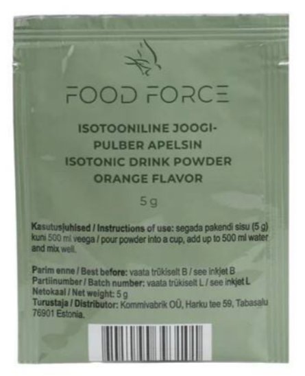 Napój izotoniczny pomarańczowy 5 g