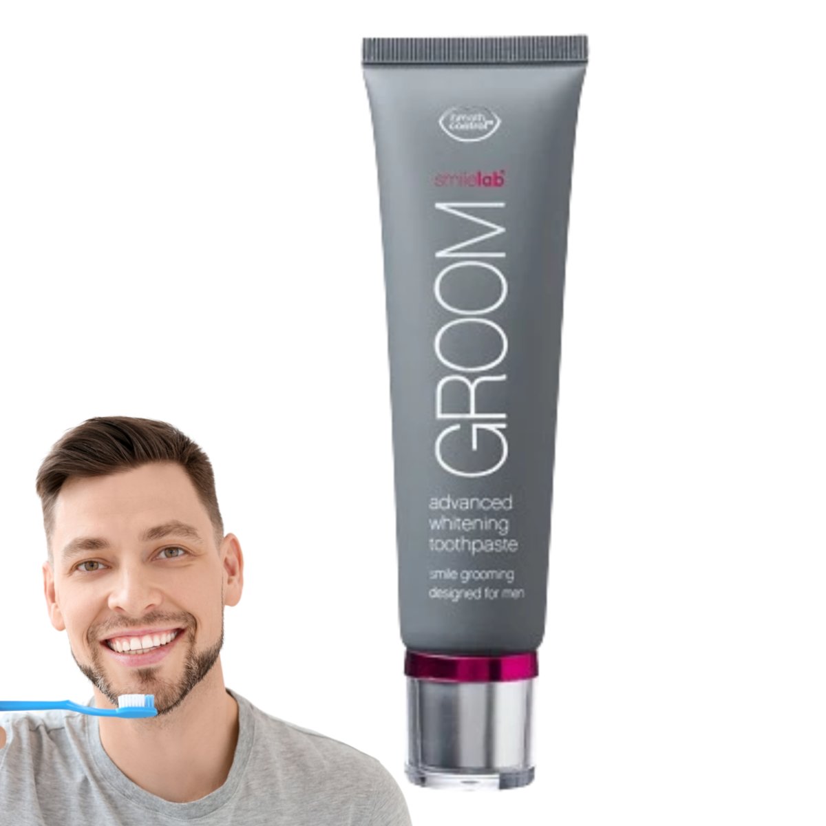Smilelab Groom wybielająca pasta do zębów dla mężczyzn 75 ml