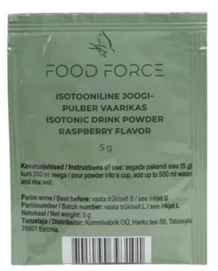 Napój izotoniczny malinowy 5 g