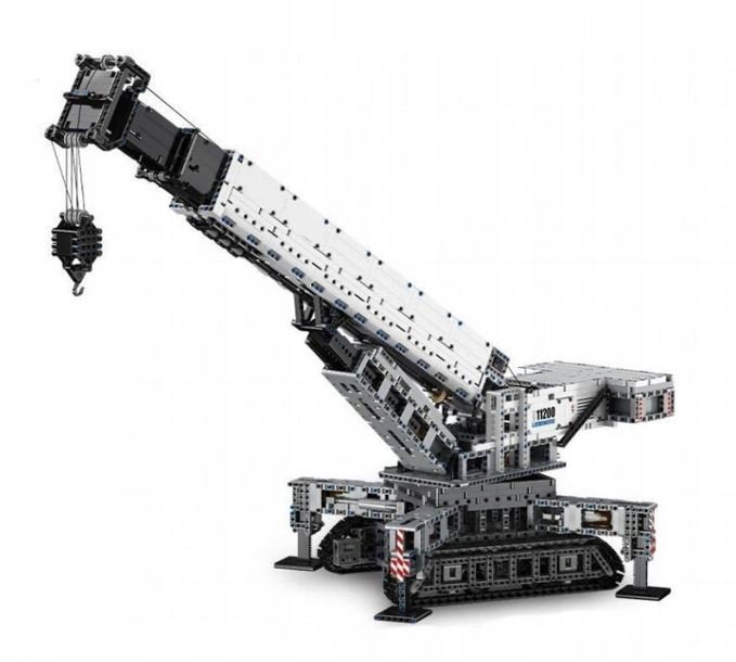 KLOCKI KONSTRUKCYJNE DUŻY ZESTAW DŹWIG MOULD KING 17002 ZDALNIE STEROWANE