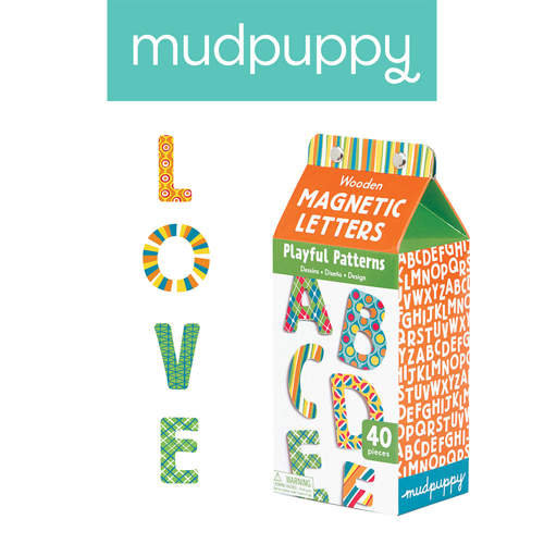 Mudpuppy, drewniane magnesy, zestaw