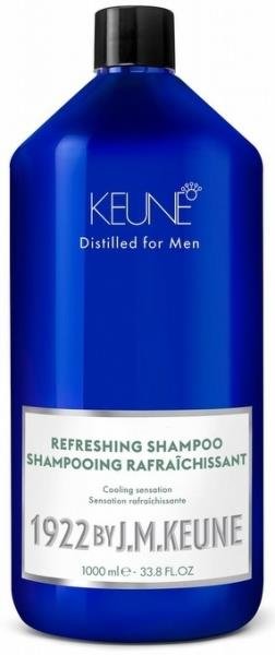 Keune 1922 By J.M.Keune Refreshing Shampoo - Odświeżający Szampon Dla Mężczyzn, z Keratyną i Konopią, 1000ml