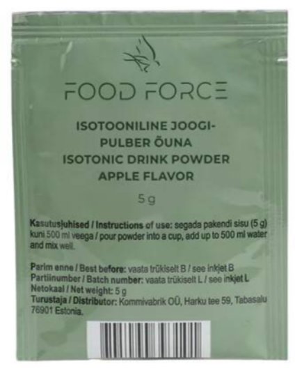 Napój izotoniczny jabłkowy 5 g