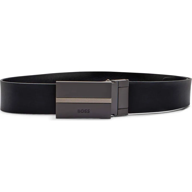 BOSS BLACK Skórzany dwustronny pasek Osgar_Sr35_pdi