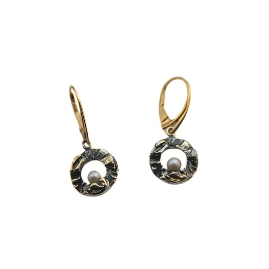 Kolczyki srebrne z perłami, Europa