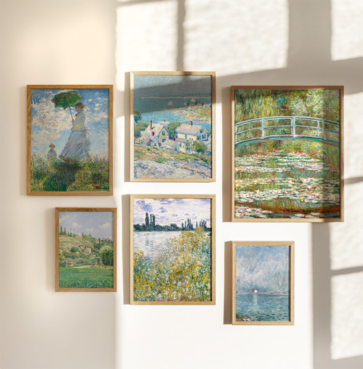 Zestaw Plakatów Vintage Monet II A4 A3