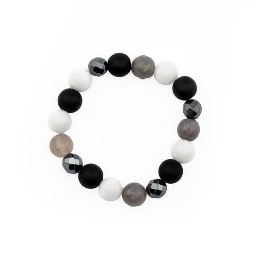 Mega zestaw - komplet 2 bransoletek z kamieni naturalnych