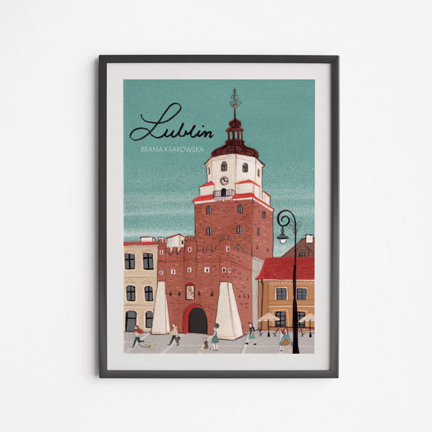 Plakat Lublin Brama Krakowska