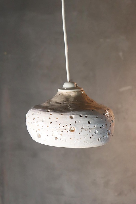 Ręcznie wykonana ceramiczna lampa planetarium