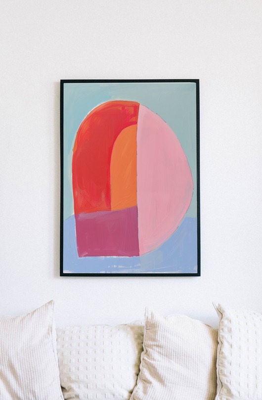 Plakat - Abstract circles 1
