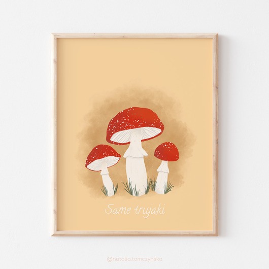 Plakat Muchomory - Same Trujaki