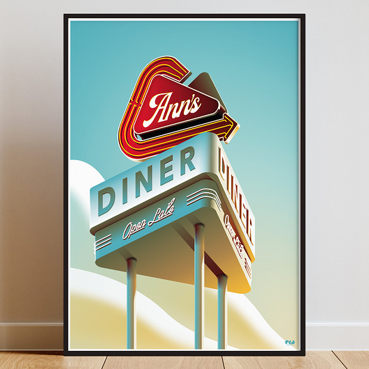 Plakat Ann's Diner
