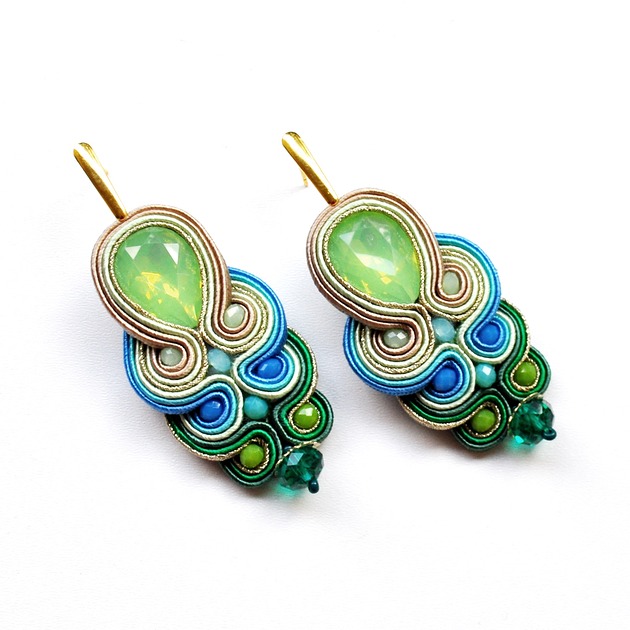 Sutaszowe kolczyk COCOIMBRA