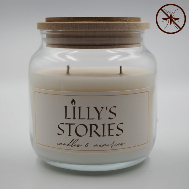 Duża świeca na komary Stop The Bugs-350g, 60h palenia