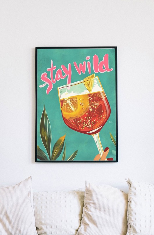 Plakat - Stay wild
