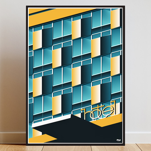 Plakat Hotel Cracovia