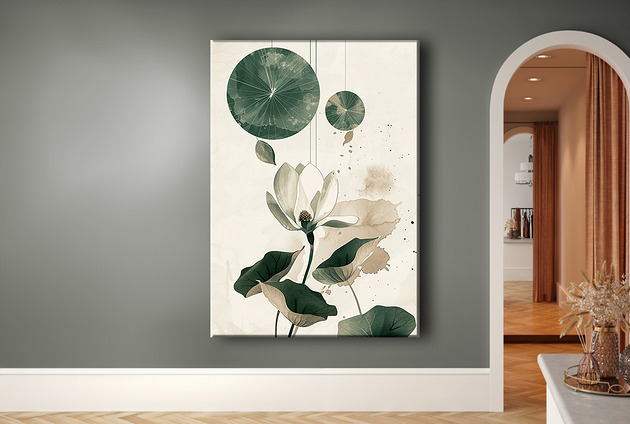 Magnolia - Obraz na płótnie - Druk Blejtrama - Chiński Orient, Zen #9