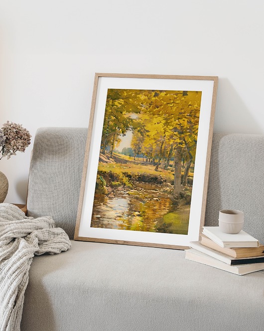 Plakat- Krajobraz jesienny