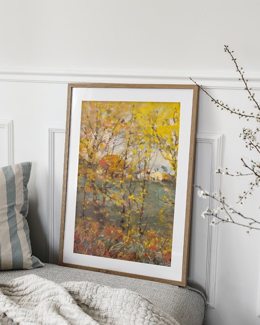 Plakat- Krajobraz jesienny