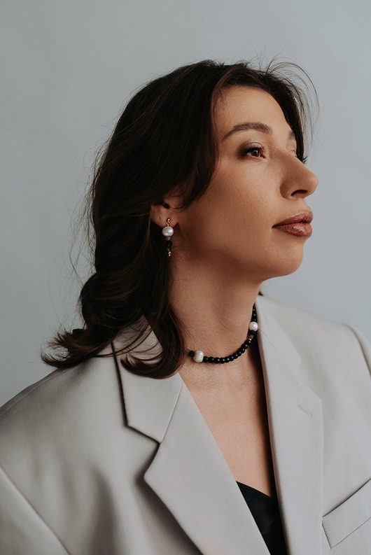 Wiszące kolczyki z Perłą Agatem i Labradorytem