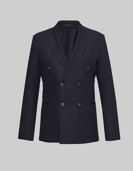 Marynarka sommariva granatowy slim fit