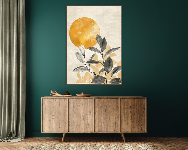 Magnolia - Plakat, druk - Chiński Orient, Harmonia Zen, Roślinny #22