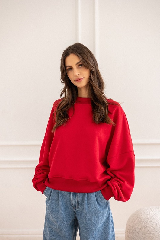 Bluza Iconic Malinowa Czerwień