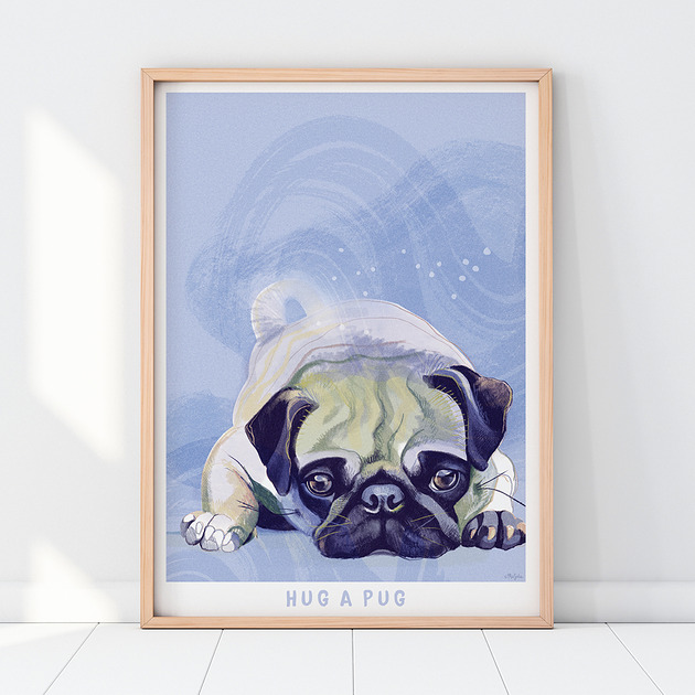 Plakat Mops
