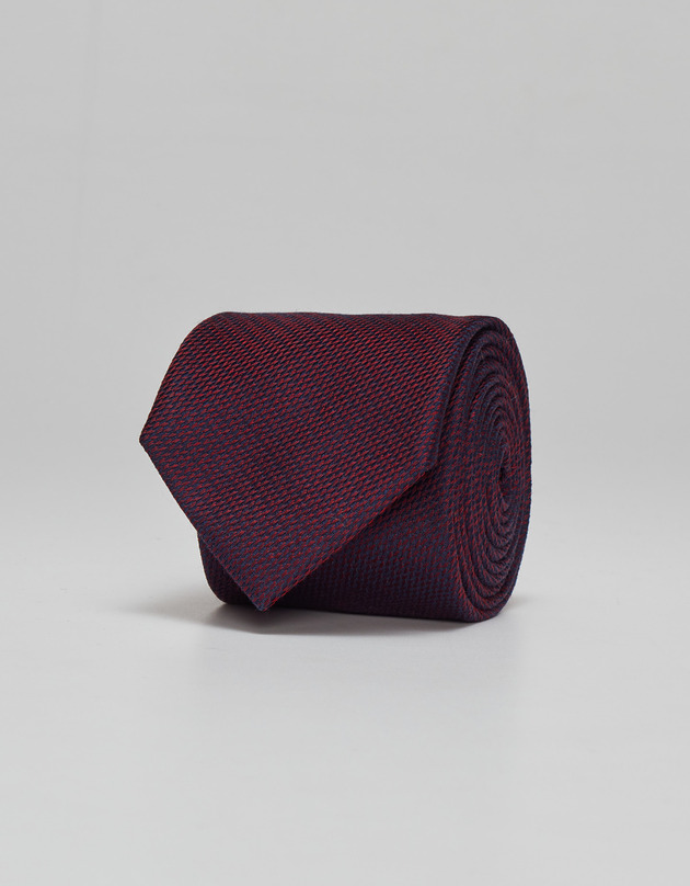 Krawat seta&cottone 52 bordo