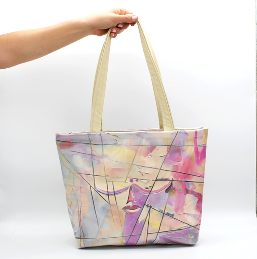 Torba Face PUGA beż Shopper