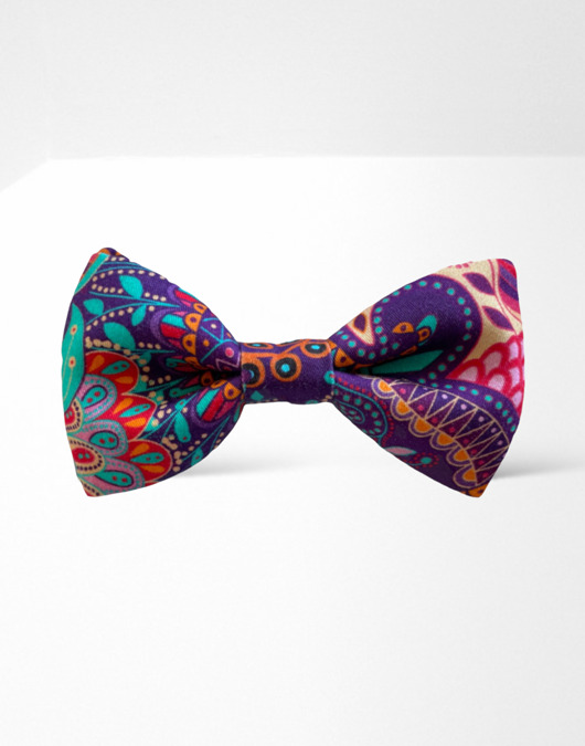 Mucha męska paisley kolorowa