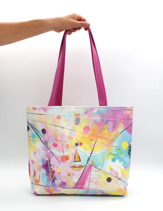 Torba Face PUGA róż Shopper