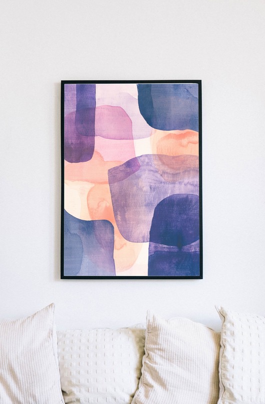 Plakat - Watercolor shapes 3